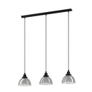 EGLO Beleser Pendant Light with 3 Lights - Black
