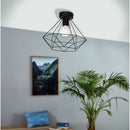 EGLO Tarbes Ceiling Light Geometric - Black