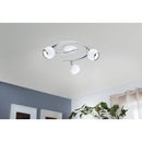 EGLO Bimeda Ceiling Light - White & Chrome