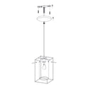 EGLO Loncino Pendant Light - Black Steel & Smoked Glass
