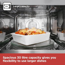 Black And Decker 30l Combination Microwave - Silver
