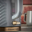 Russell Hobbs Groove 1.7l 3kw Jug Kettle - Grey