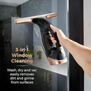Tower RVW10 Cordless Window Cleaner with Rechargeable Battery, 150 ml Water Tank, 20 W, Rose Gold