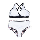 Women Two Piece V-Neckline Bikini Swimsuit