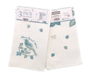 3pk Flora And Fauna Tea Towels