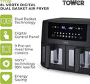 Tower 8l Vortx Vizion Dual Basket