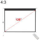 Livingandhome Wall Mount Electric Projector Screen