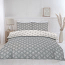 Lewis's Elara Duvet Set - Grey