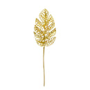 Palm Leaf Glitter Pick - Champagne