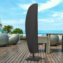 Outsunny Parasol Cover, Patio Cantilever Cover, Banana Umbrella Cover Black