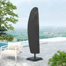 Outsunny Parasol Cover, Patio Cantilever Cover, Banana Umbrella Cover Black