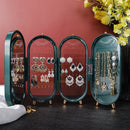 Sheonly Portable Dustproof Jewellery Box with Mirror