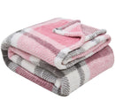 Teddy Windsor Check Throw - Pink