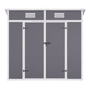Livingandhome Outdoor Plastic Garden Storage Shed
