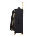 IT Luggage Plentitude II EVA Lightweight Suitcase - Cabin, Medium & Large Soft Shell Luggage - Black & Gold