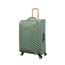 IT Luggage Plentitude II EVA Lightweight Suitcase - Cabin, Medium & Large Soft Shell Luggage - Matcha Green & Gold
