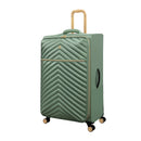 IT Luggage Plentitude II EVA Lightweight Suitcase - Cabin, Medium & Large Soft Shell Luggage - Matcha Green & Gold