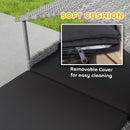 PawHut Extendable Rattan Dog House w/ Water-Resistant Roof - Charcoal Grey