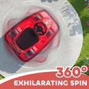 AIYAPLAY Electric Kids Bumper Car With 360 Degree Rotation Spin, Red