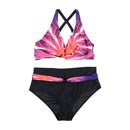 Women Two Piece V-Neckline Bikini Swimsuit