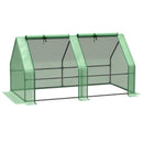 Outsunny Mini Greenhouse 180 x 90 x 90 cm - Green