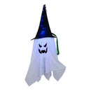 LED Halloween Ghost Witch Hat Set