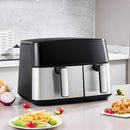 Livingandhome 6.5L+3.5L Touch Screen Dual Basket Air Fryer