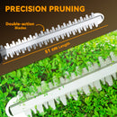 Outsunny Cordless Hedge Trimmer With 51cm Blade, Brushless Motor