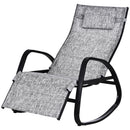 Outsunny Rocking Chair - Light Grey