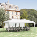 Outsunny Gazebo 3m x 6m - White Garden Shelter