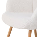 Livingandhome Modern Sherpa Fleece Leisure Chair