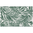 Outsunny Outdoor Rug, 1.5 x 2.4m Patio Floor Mat, Green and White