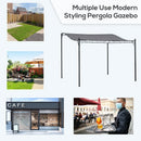 Outsunny  Awning   3m x 3m - Grey