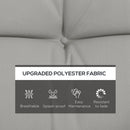 Outsunny Outdoor Back And Seat Cushion With Pillows, No Swing