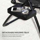 Outsunny 2 Pcs Zero Gravity Lounger Chair, Folding Reclining Chair