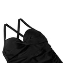 Womens Cut-Out Swimsuit with Cross Straps