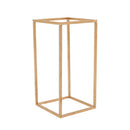 Lifeideas Metal Rectangular Flower Stand Pedestal for Wedding and Party Decor