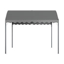 Garden Sanctuary Outdoor Metal Arched Pergola with Shade