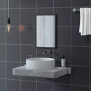 HOMCOM 60x40cm Wall Bathroom Mirror For Home Decor, Vanity Mirror, Black