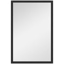 HOMCOM 60x40cm Wall Bathroom Mirror For Home Decor, Vanity Mirror, Black