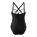 Womens Cut-Out Swimsuit with Cross Straps