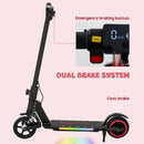 SPORTNOW Folding Electric Scooter W/ LED Lights And Display