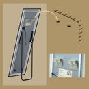 HOMCOM 150 x 40cm Full Length Mirror w/ Adjustable Lights Metal Frame Black