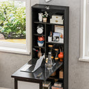 HOMCOM Convertible Desk with Whiteboard Multi-function Workstation