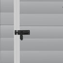 Livingandhome Garden Plastic Storage Shed with Lockable Hinged Door