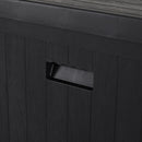Garden Sanctuary Garden Cushion Storage Box Waterproof Black