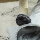 PawHut Cat Tree w/ Scratching Post, Bed, Cat Tunnel, Toy Ball