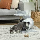 PawHut Cat Tree w/ Scratching Post, Bed, Cat Tunnel, Toy Ball