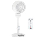 HOMCOM 9 Inch Height Adjustable Air Circulator Fan 70° Oscillating 9 Setting