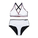 Women Two Piece V-Neckline Bikini Swimsuit